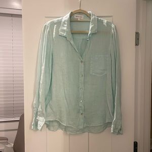Bella Dahl Summer Blue Button Up